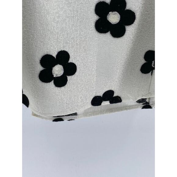 PETITE STUDIO Women's White-Black Tanya Daisy Bodycon Mini Dress SZ S - Picture 8 of 13